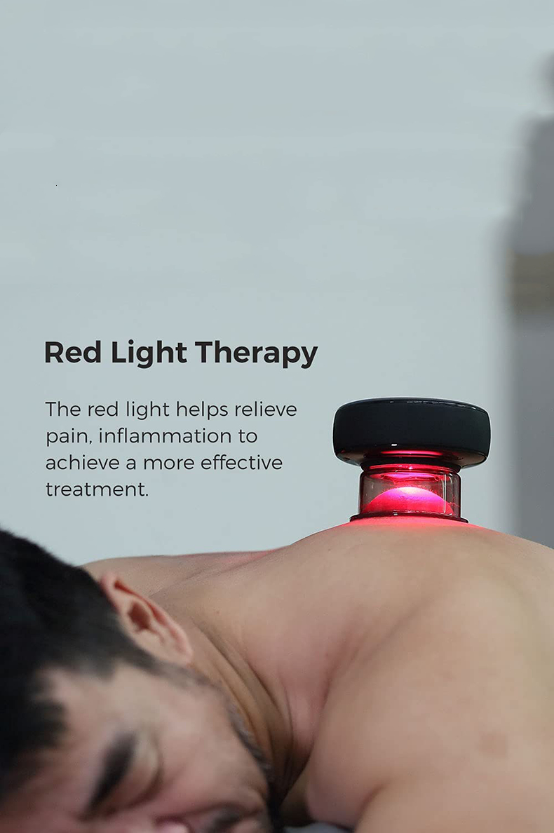 Red Light Electric Cupping Massager — Physiotherapy & Pain Relief