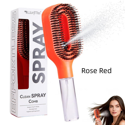 One-Click Spray Brush for Smooth Frizz-Free Hair