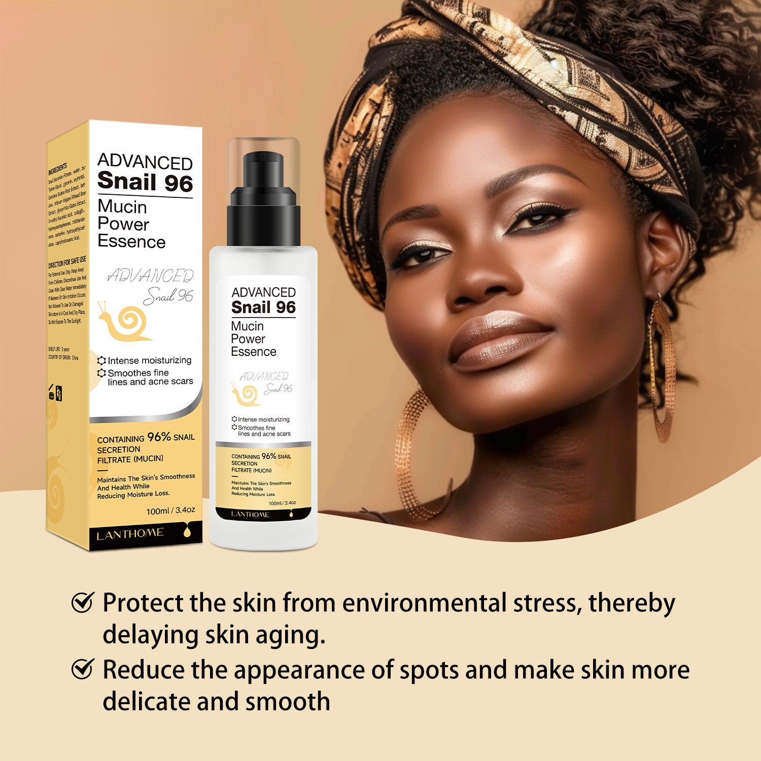 Snail Mucin Serum — Deeply Moisturising Facial Care