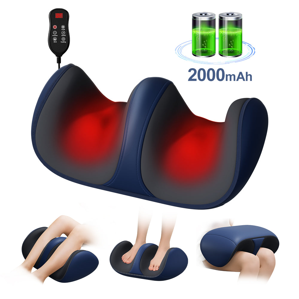 Shiatsu Foot & Calf Massager with Heat Deep Relief