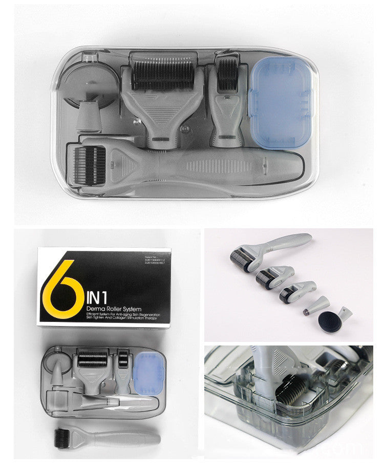 DermaKit 6-in-1 Derma Roller Kit Facial Microneedling Set
