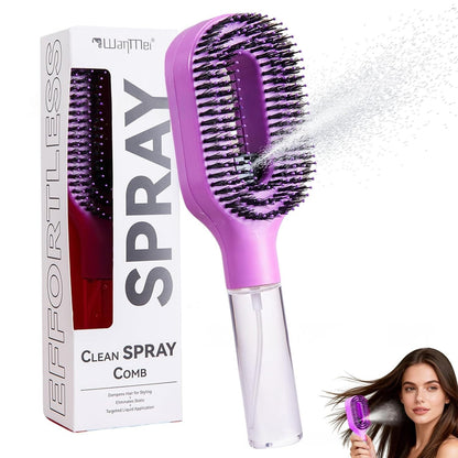 One-Click Spray Brush for Smooth Frizz-Free Hair