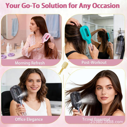 One-Click Spray Brush for Smooth Frizz-Free Hair