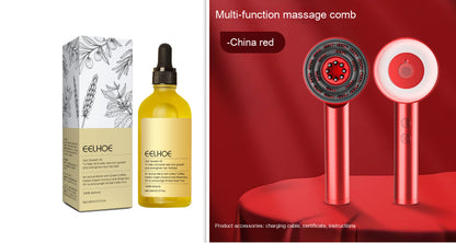 Infrared Scalp Massager Comb — Hair Care & Stimulation Set