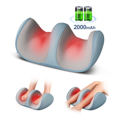 Shiatsu Foot & Calf Massager with Heat Deep Relief
