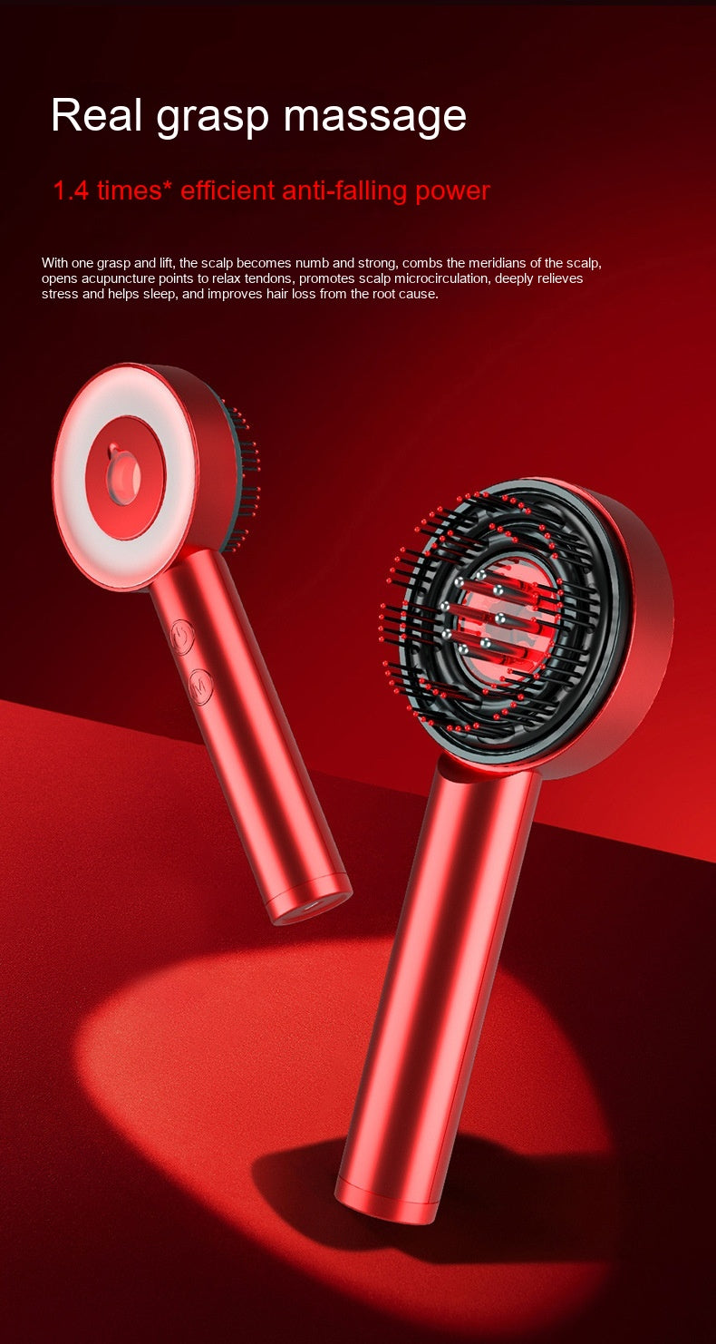 Infrared Scalp Massager Comb — Hair Care & Stimulation Set