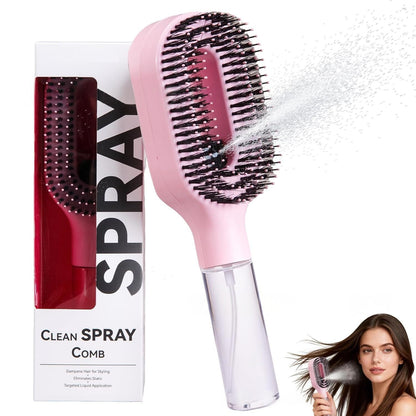 One-Click Spray Brush for Smooth Frizz-Free Hair