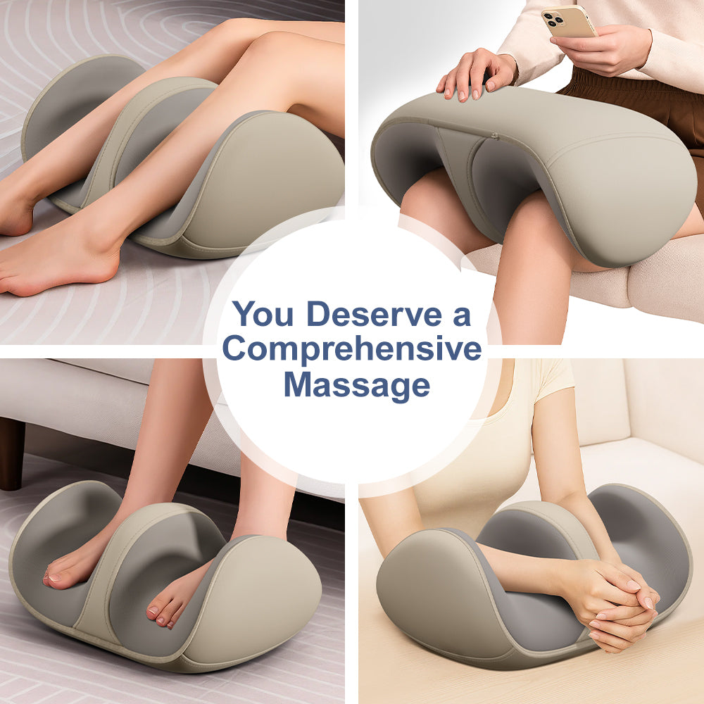 Shiatsu Foot & Calf Massager with Heat Deep Relief