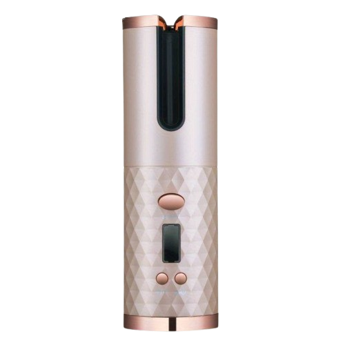Portable Hair Curler — Cordless & Travel-Friendly - Rose Pink