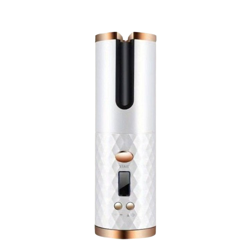 Portable Hair Curler — Cordless & Travel-Friendly - White