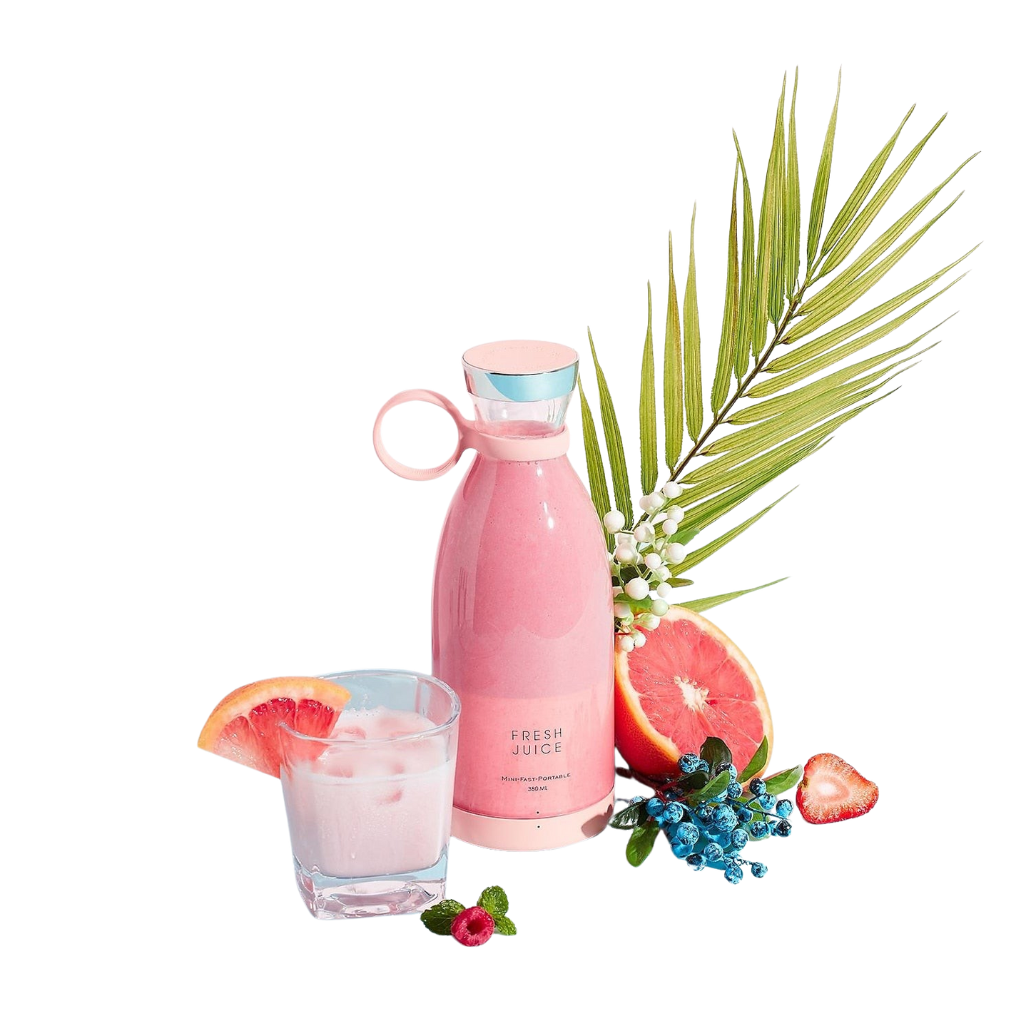 Blender Bottle — Leak-Proof Shaker for Protein & Smoothies - Pink