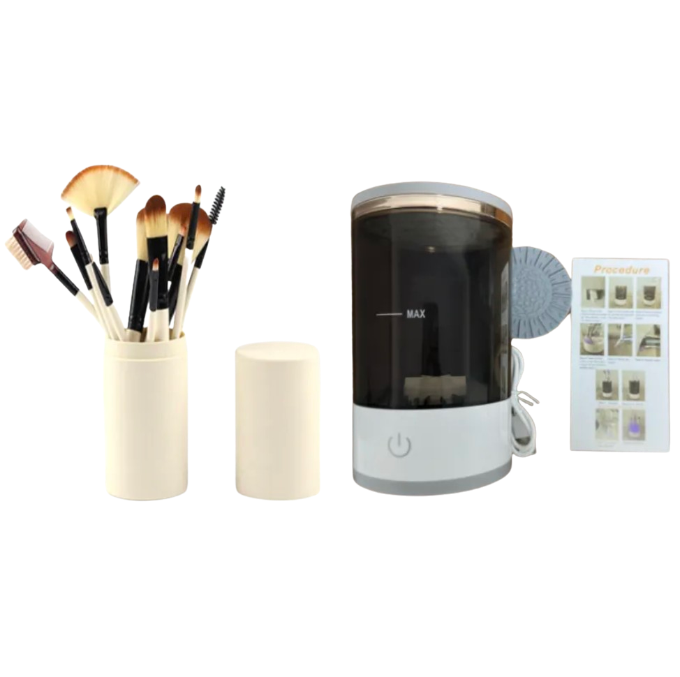 Electric Makeup Brush Cleaner - Clean Brushes, Cleaner Skin.