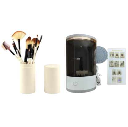 Electric Makeup Brush Cleaner - Clean Brushes, Cleaner Skin.
