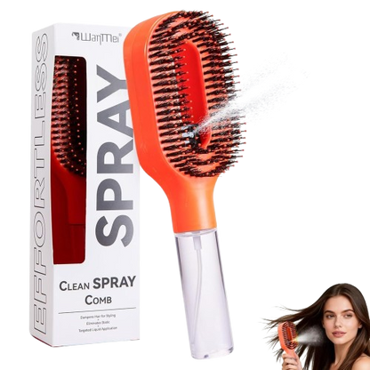 One-Click Spray Brush for Smooth Frizz-Free Hair