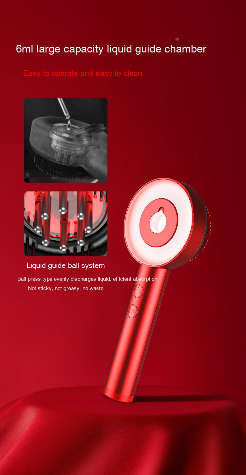 Infrared Scalp Massager Comb — Hair Care & Stimulation Set