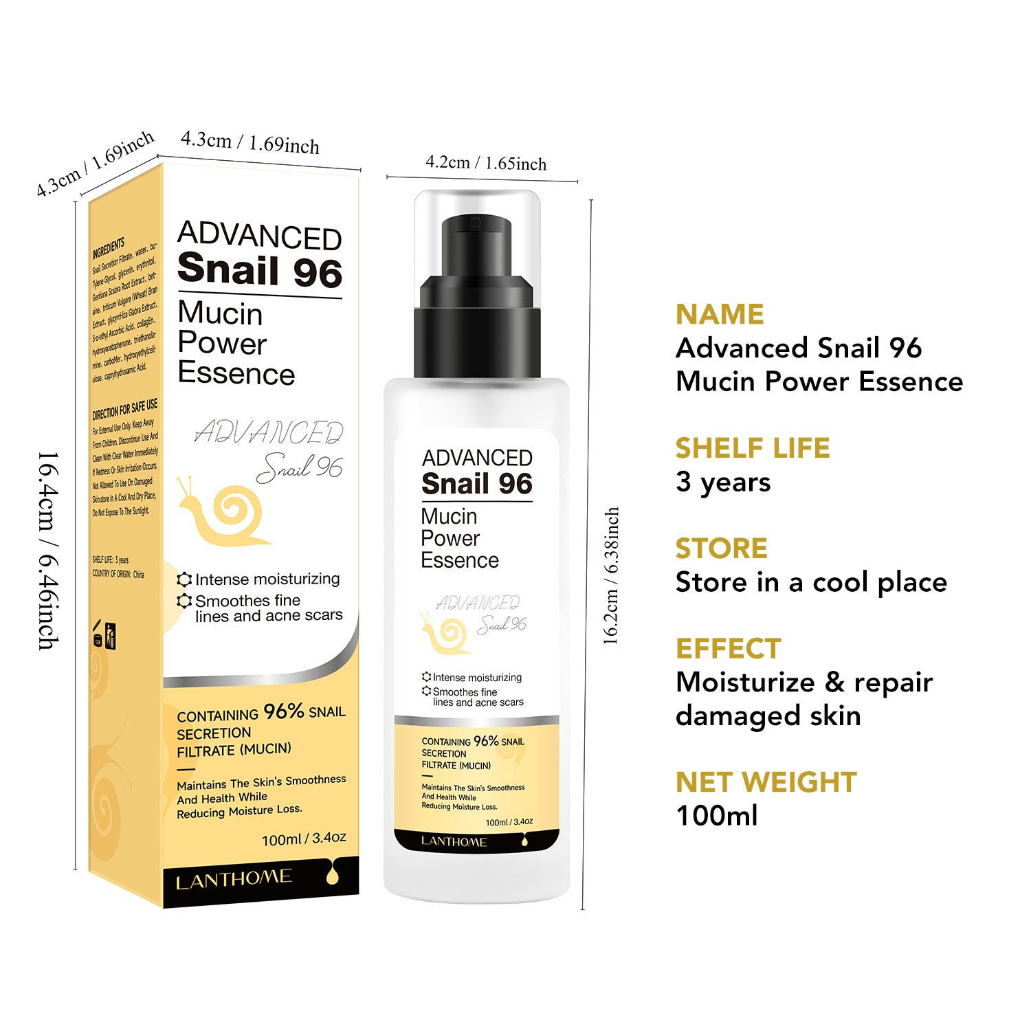 Snail Mucin Serum — Deeply Moisturising Facial Care