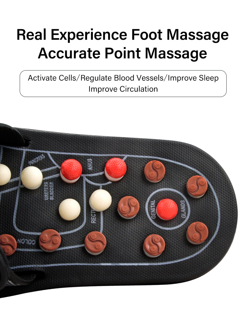 Acupressure Slippers - promoting relaxation, reducing stress