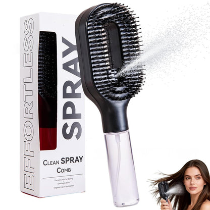 One-Click Spray Brush for Smooth Frizz-Free Hair