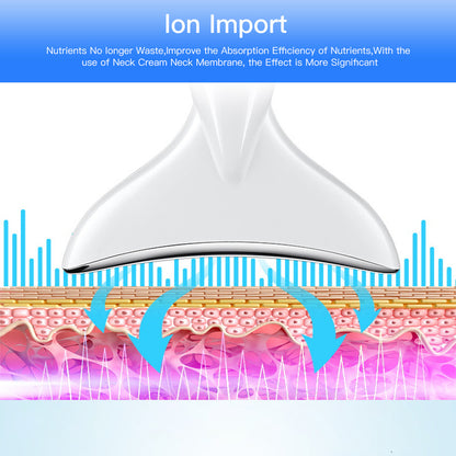 EMS Face & Neck Lifting Device — 4-in-1 LED Therapy