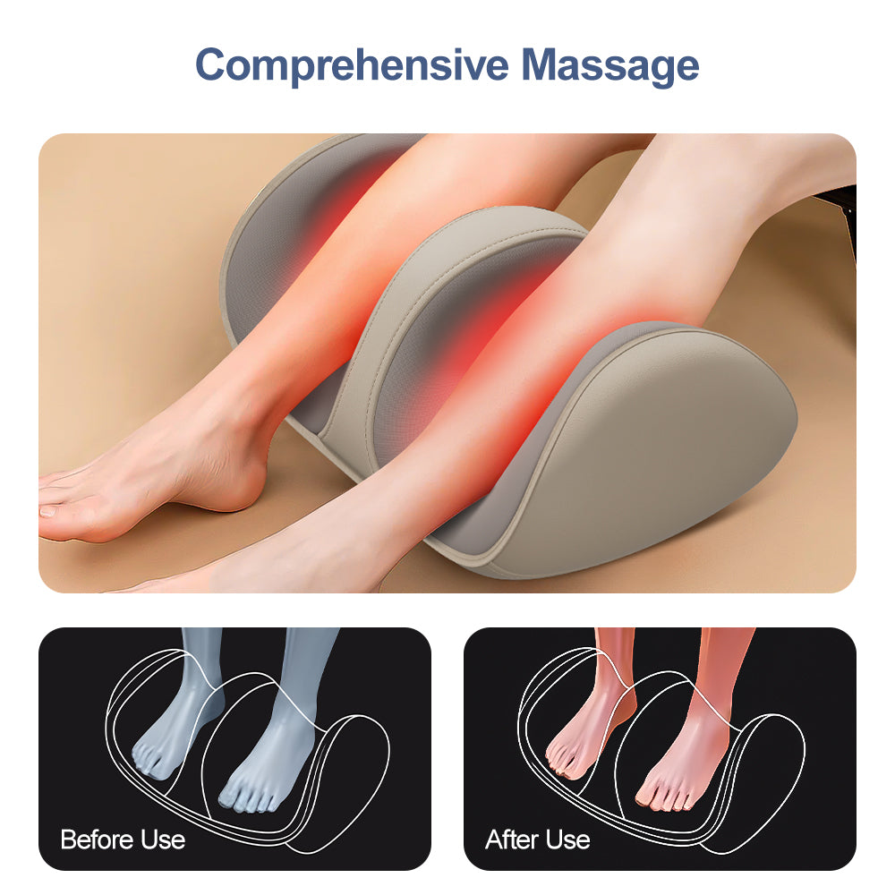 Shiatsu Foot & Calf Massager with Heat Deep Relief