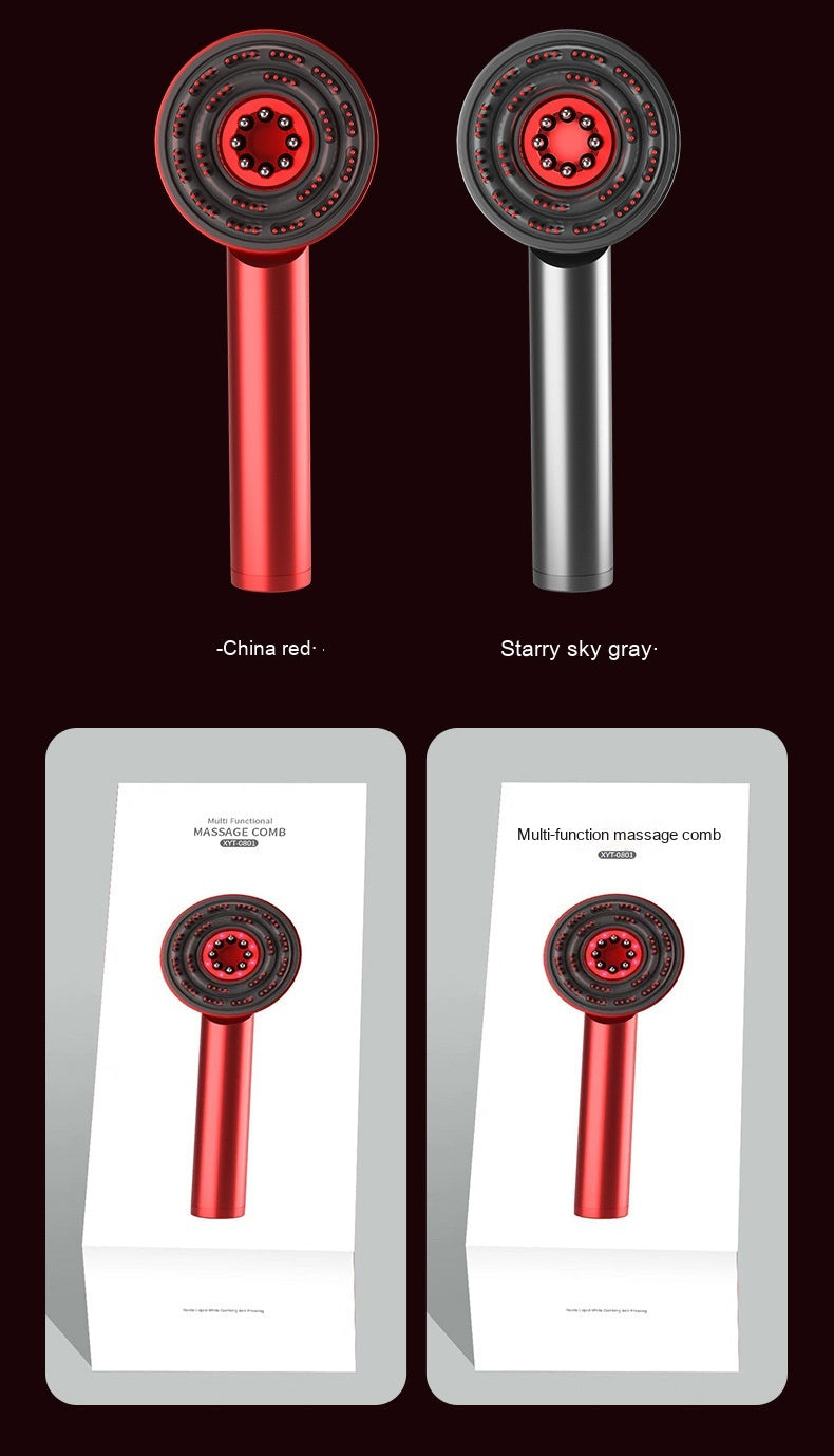 Infrared Scalp Massager Comb — Hair Care & Stimulation Set